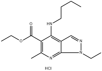 Tracazolate hydrochloride Struktur