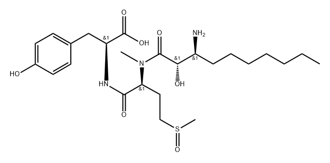 Microginin 527 Struktur