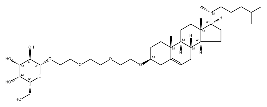 triethoxycholesterol galactose Struktur