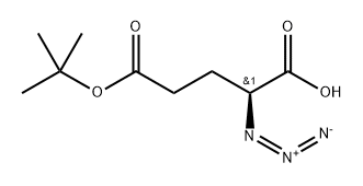 (S)-5-tert-Butyl hydrogen 2-azidoglutarate (dicyclohexylaMMoniuM) salt Struktur