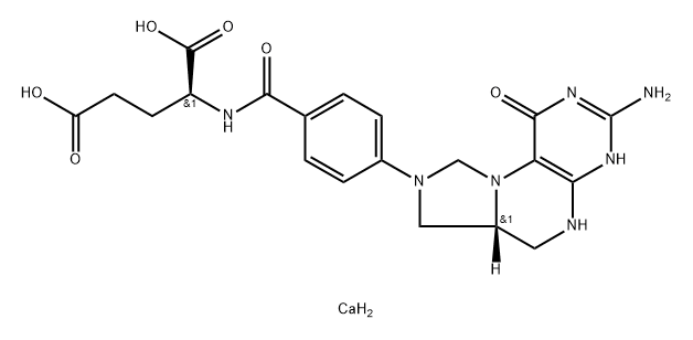 Folitixorin calcium, (6R)- Struktur