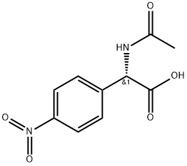 N-Ac-S-4-Nitro-Phenylglycine Struktur