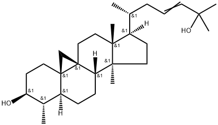 29-Norcycloart-23-ene-3,25-diol Structure