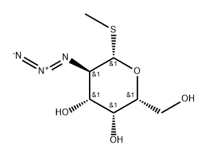 .beta.-D-Galactopyranoside, methyl 2-azido-2-deoxy-1-thio- Struktur