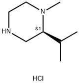 (S)-2-Isopropyl-1-methylpiperazine dihydrochloride Struktur