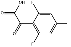 2-oxo-2-(2,4,6-trifluorophenyl)acetic acid Struktur