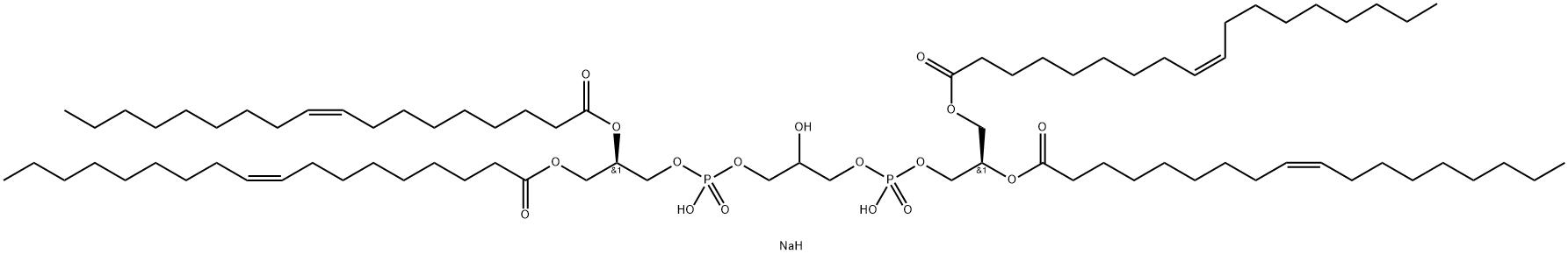 1',3'-bis[1,2-dioleoyl-sn-glycero-3-phospho]-sn-glycerol (sodiuM salt) Struktur