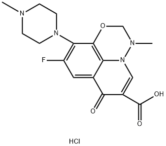 Marbofloxacin (hydrochloride) Struktur