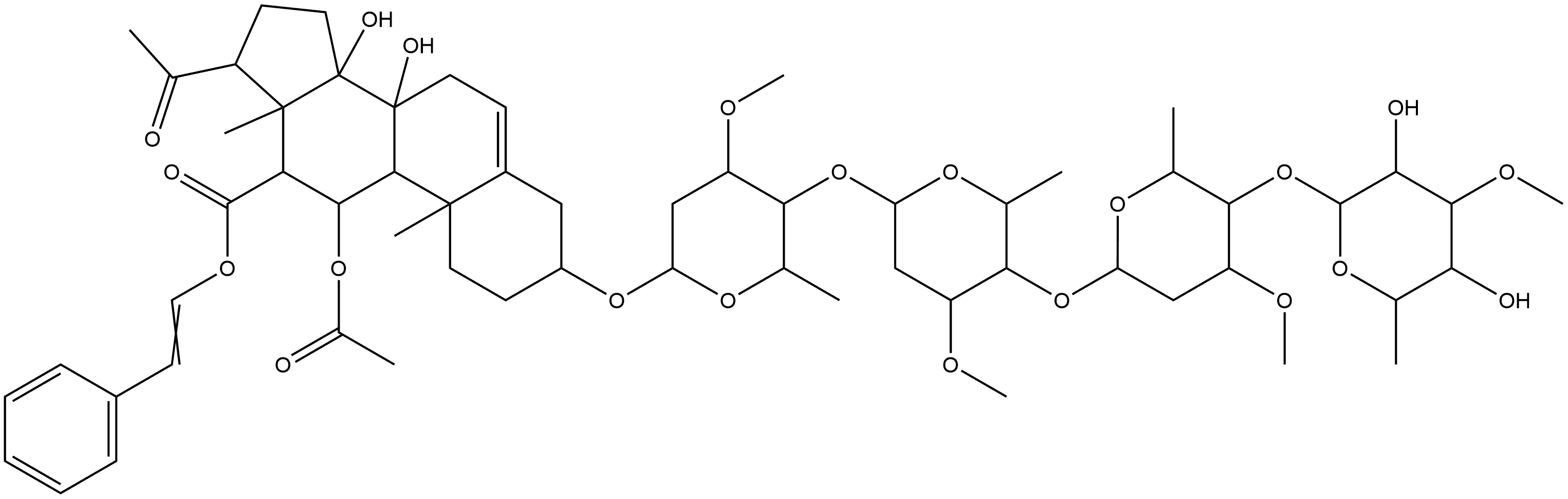 Condurango glycoside E2 Struktur