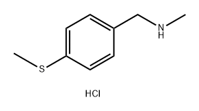 Benzenemethanamine, N-methyl-4-(methylthio)-, hydrochloride (1:1) Struktur