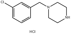 1-(3-Chlorobenzyl)piperazine hydrochloride Struktur