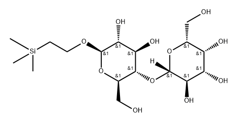 2-(trimethylsilyl)ethyl lactoside Struktur