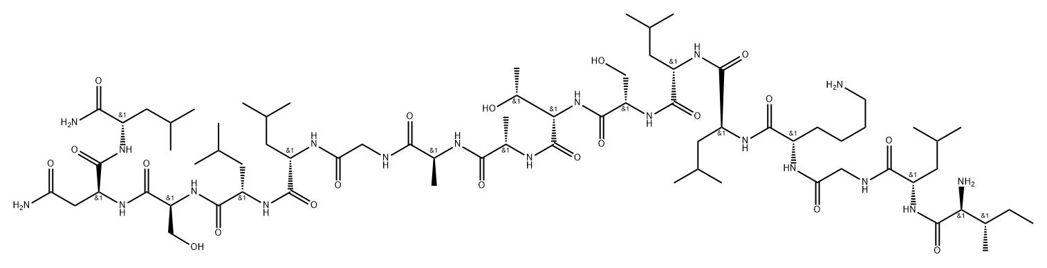 Alyteserin-2a Struktur