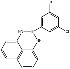 2-(3-3,5-DICHLOROPHENYL)-2,3-DIHYDRO-1H-NAPHTHO[1,8-DE][1,3,2]DIAZABORININE Struktur