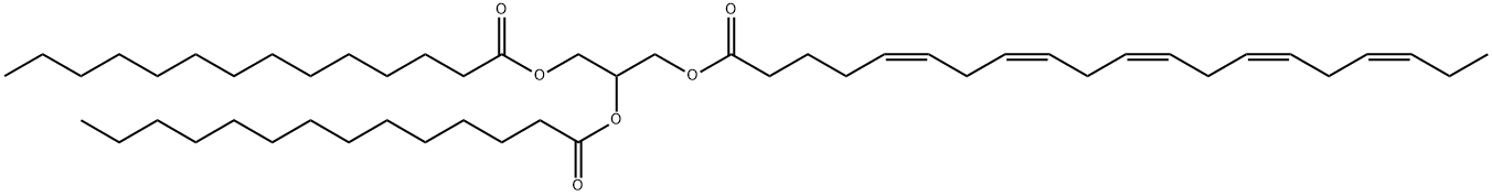 1,2-Dimyristoyl-3-Eicosapentaenoyl-rac-glycerol Struktur