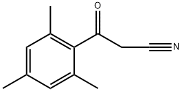 Benzenepropanenitrile, 2,4,6-trimethyl-β-oxo- Struktur