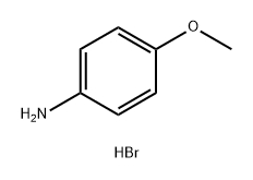 4-Methoxy-Phenylammonium bromide Struktur