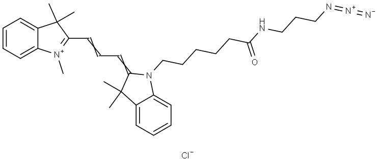 Cyanine3 azide Struktur