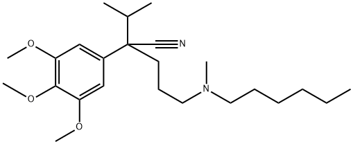 Nexopamil (racemate) Struktur