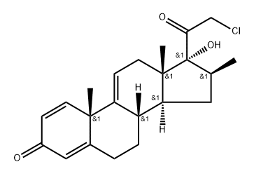 Pregna-1,4,9(11)-triene-3,20-dione, 21-chloro-17-hydroxy-16-methyl-, (16β)-