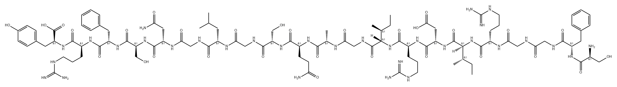 atriopeptin analog I Struktur