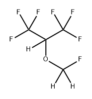 Sevoflurane-d3,  Fluoromethyl  1,1,1,3,3,3-hexafluoro-2-propyl  ether-d3,  Fluoromethyl  2,2,2-trifluoro-1-(trifluoromethyl)ethyl  ether-d3 Struktur