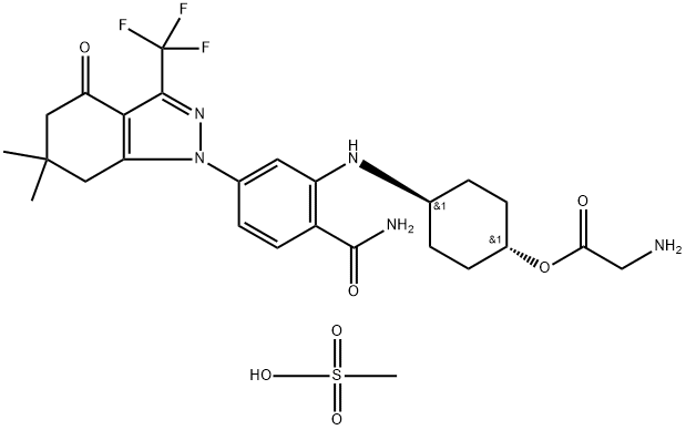 PF-04929113 (Mesylate) Struktur