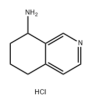 5,6,7,8-Tetrahydro-isoquinolin-8-ylamine hydrochloride (1:1) Struktur