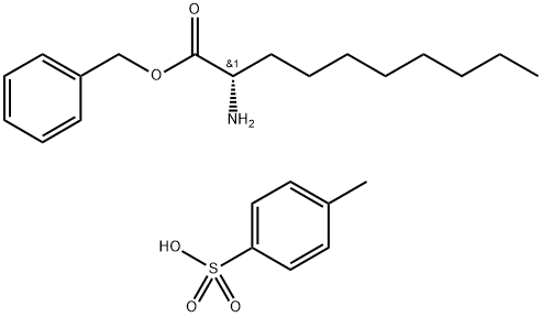 S-2-amino-Decanoic acid benzyl ester TOS Struktur