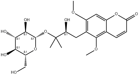 (-)-Toddalolactone 3′-O-β-D-glucopyranoside|(-)-Toddalolactone 3′-O-β-D-glucopyranoside