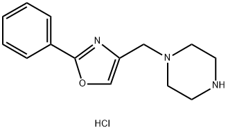 1-[(2-Phenyl-1,3-oxazol-4-yl)methyl]piperazine Dihydrochloride Struktur