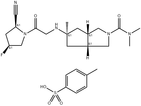 Besigliptin tosylate Struktur