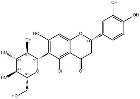 Eriodictyol-6-glucoside Struktur