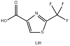 4-Thiazolecarboxylic acid, 2-(trifluoromethyl)-, lithium salt (1:1) Struktur