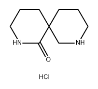 2,8-Diazaspiro[5.5]undecan-1-one, hydrochloride (1:1) Struktur