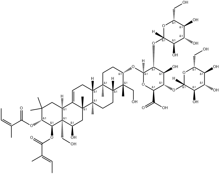 Isoaesculioside D Struktur