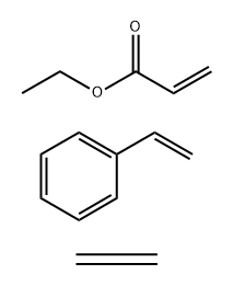 Ethyl 2-propenoic acid ester polymer with ethene and ethenylbenzene, graft Struktur