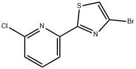 2-(4-Bromo-2-thiazolyl)-6-chloropyridine Struktur