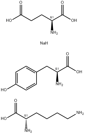 POLY(GLU, LYS, TYR) SODIUM SALT Struktur