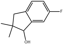 6-Fluoro-2,3-dihydro-2,2-dimethyl-1H-inden-1-ol Struktur