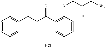 N-Despropyl Propafenone Hydrochloride Struktur