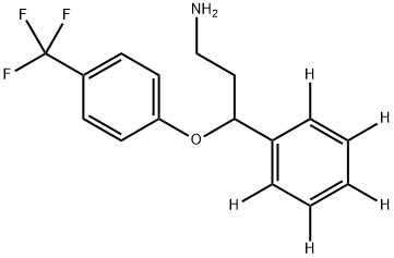 Norfluoxetine oxalate salt, racemic mixture Struktur