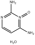 2,4-PYRIMIDINEDIAMINE, 3-OXIDE, HYDRATE (1:1) 結(jié)構(gòu)式