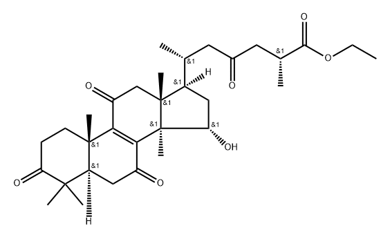 Ethyl ganoderate J Struktur