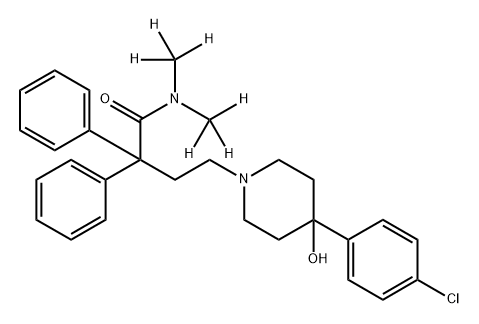 Loperamide-d6 Struktur