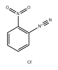 Benzenediazonium, 2-nitro-, chloride (1:1) Struktur