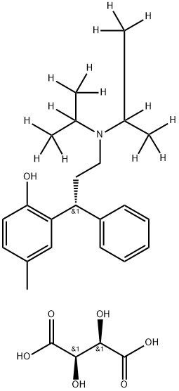 Tolterodine-[d14] tartrate Struktur