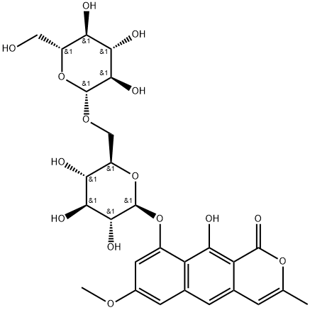 Cassiaside C Struktur