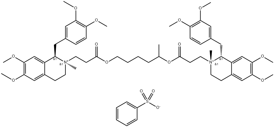 (R)-cis-5ξ-Methyl Atracurium Dibesylate Struktur