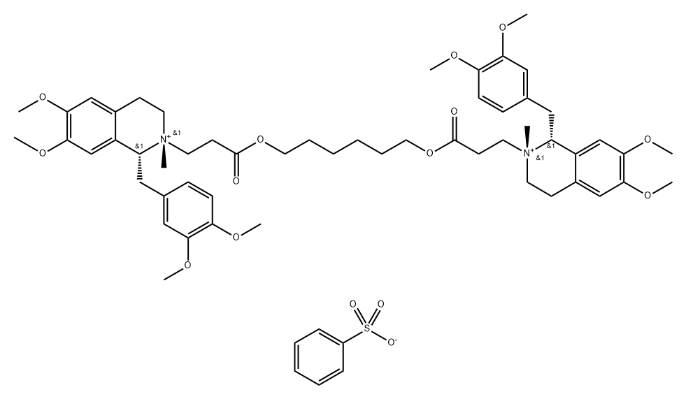 Cisatracurium-20-methyl Dibenzenesulfonate Struktur